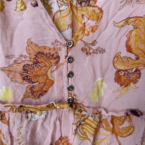 Anthropologie Sheer Ruffled Tunic Blouse Size Small - Picture 5 of 9